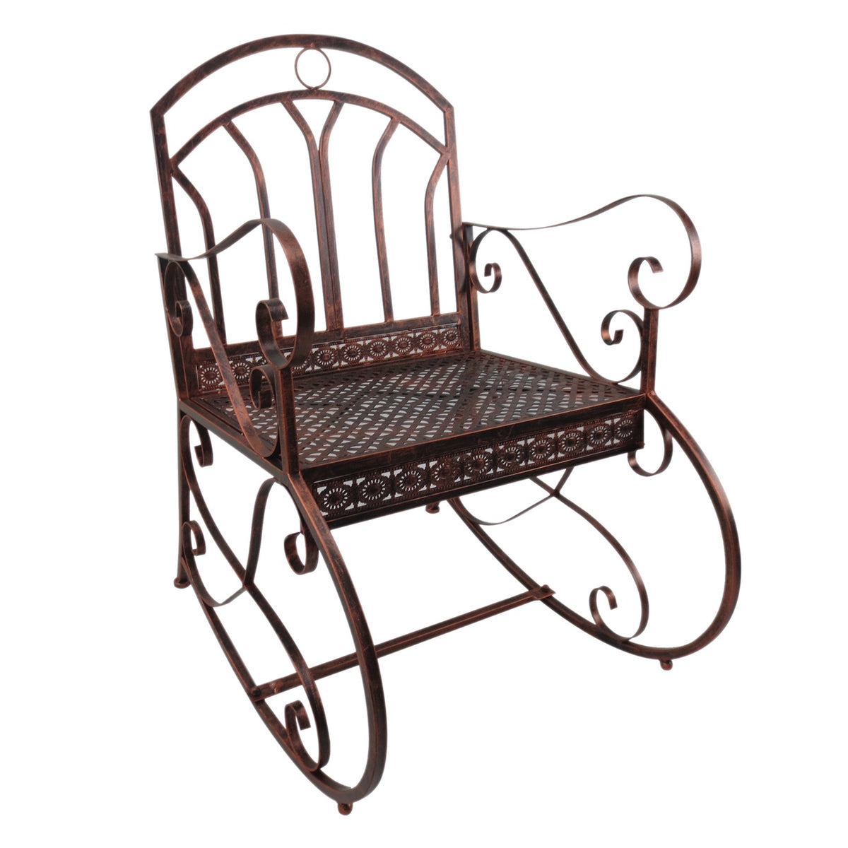 Rocking Chair Metal Bronze