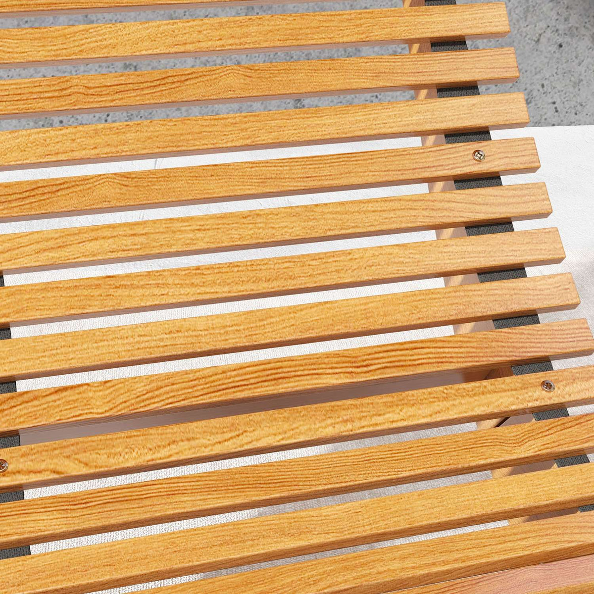 Rocking Chair, Wooden Rocking Lounger, Ergonomic Swing Chair With S-Shape, Tip Protection, Load Capacity Up To 120 Kg For Balcony, Teak, 130 X 60 X 60 Cm