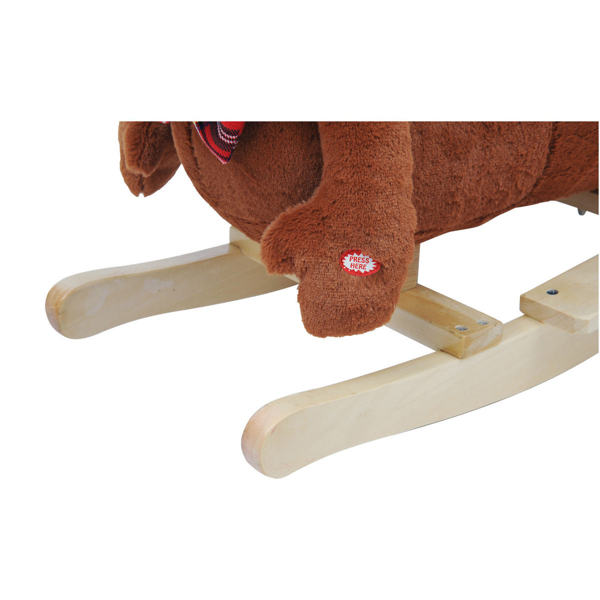 Rocking Horse Children's Rocking Toy Plush Rocking Horse Baby Rocking Toy Gift for Children's Christmas Gifts (Rocking Bear with Song)