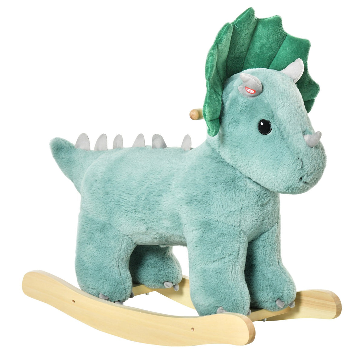 Rocking horse rocking animal for children dark green 64 x 30 x 54 cm, stable & safe, ideal for playroom