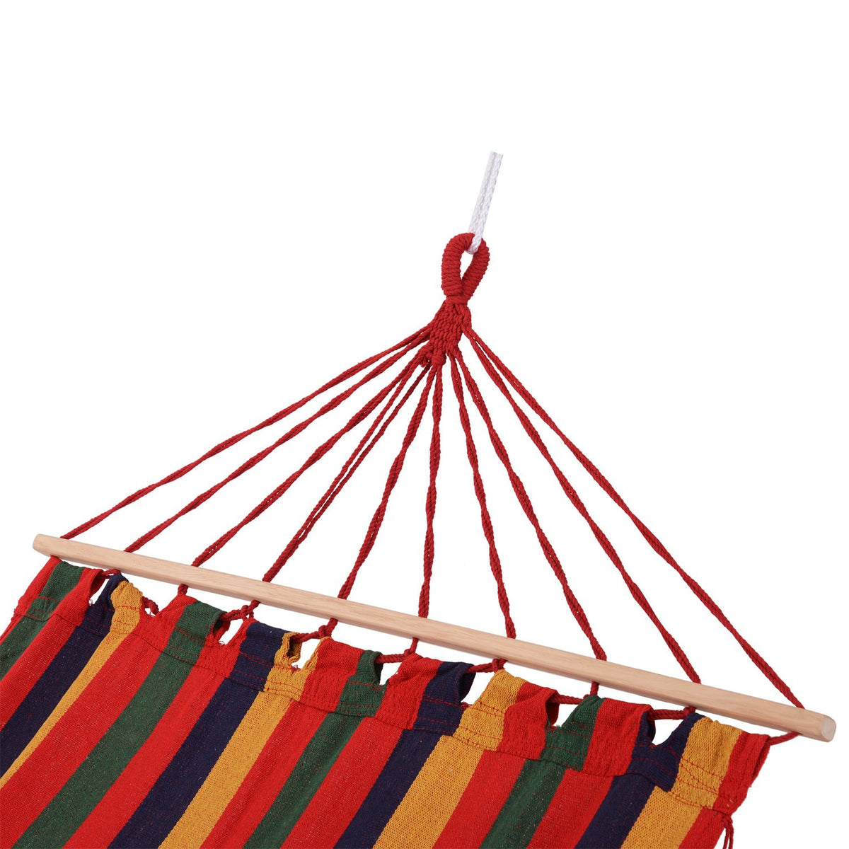 Rod Hammock Weatherproof Uv-Resistant Cotton Polyester Colorful 2X1M Up To 150Kg
