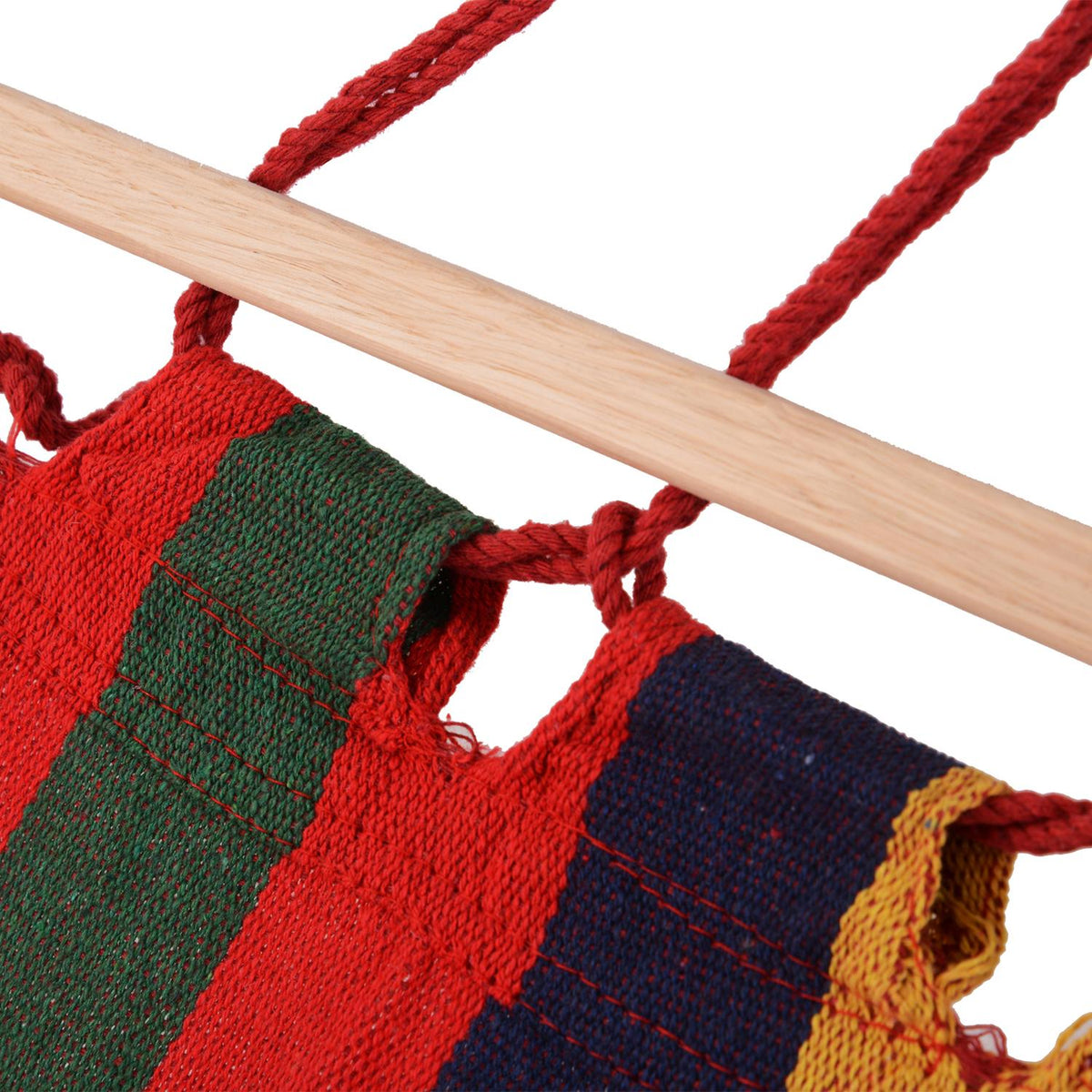 Rod Hammock Weatherproof Uv-Resistant Cotton Polyester Colorful 2X1M Up To 150Kg
