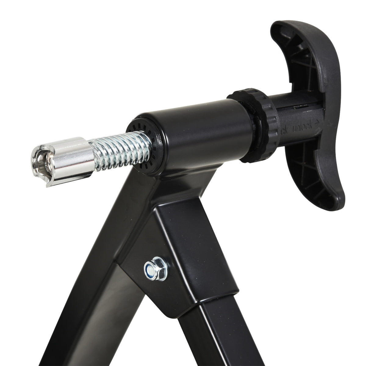 Roller Trainer Bicycle Trainer Indoor Bicycle Exercise Bike Foldable Magnetic Brake 26"-29" Metal Pp Black 68 X 62.5 X 49 Cm