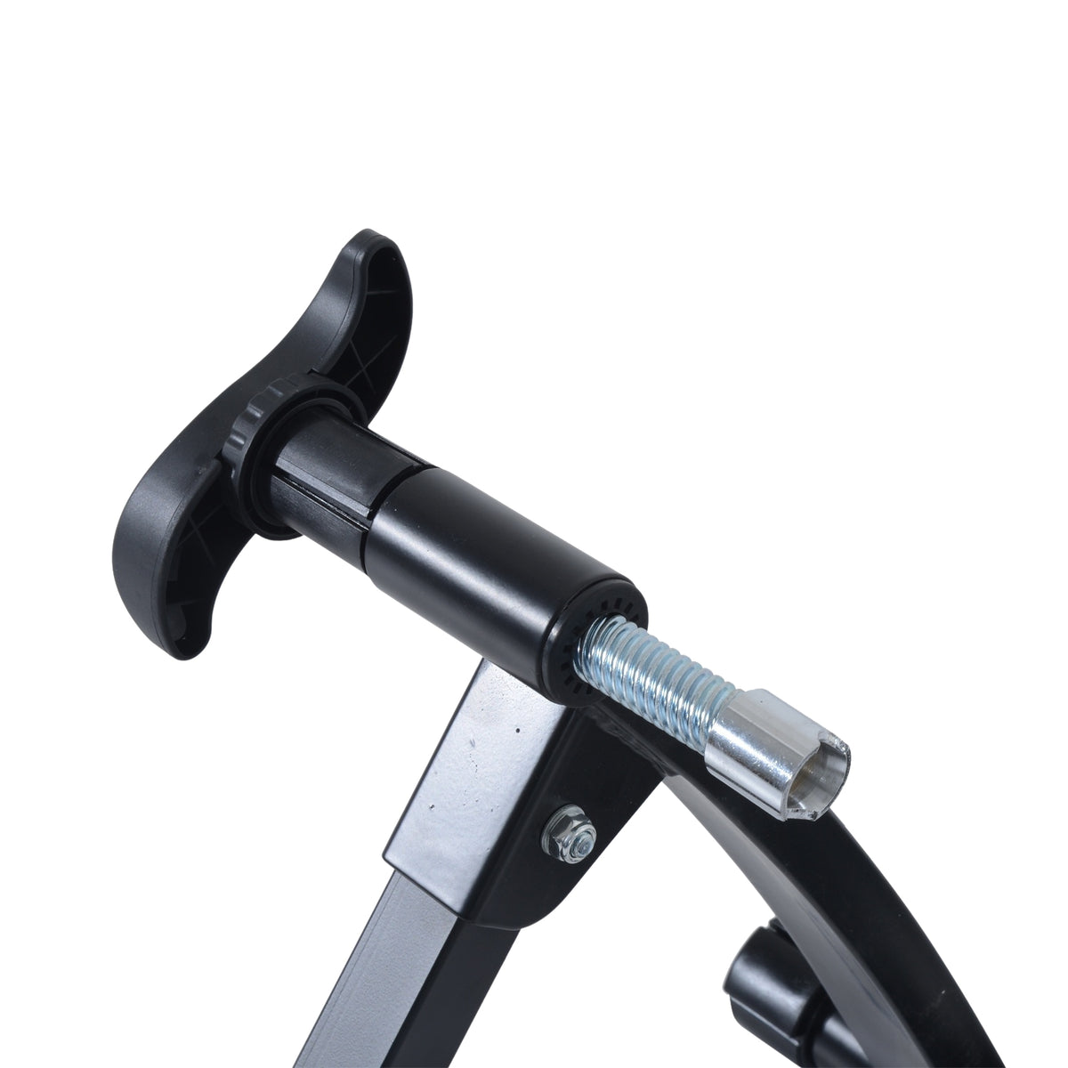 Roller Trainer, Indoor Bicycle Exercise Bike, Foldable With Magnetic Brake, For 26"-28" Wheels, Steel, Black, 54.5X47.2X39.1Cm