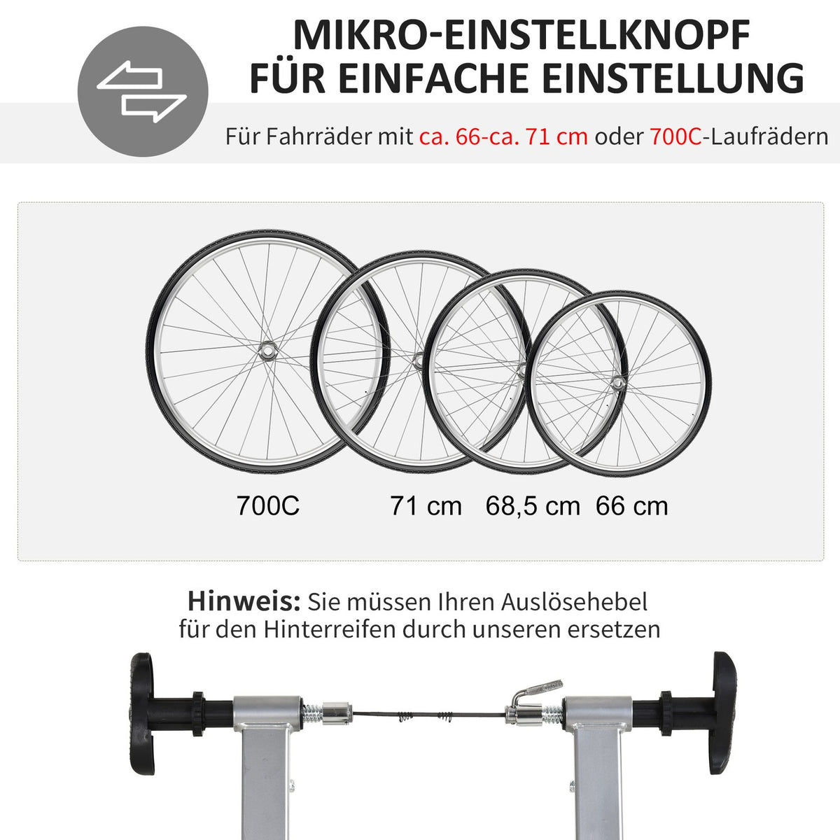 Roller Trainer Road Bike Bicycle Trainer Indoor Magnetic Brake Foldable Adjustable 26"-28" Or 700C Steel Silver