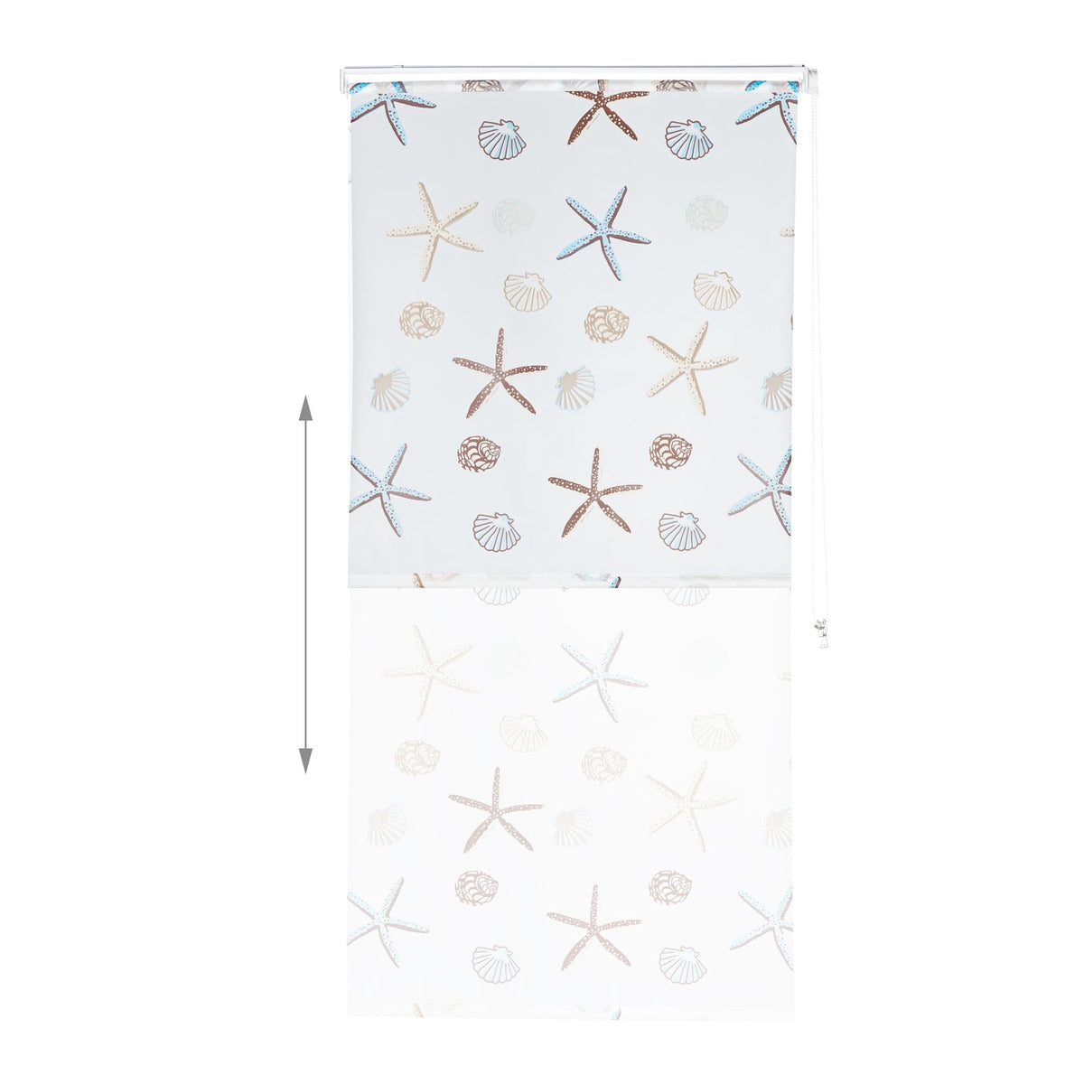 Roller blind for shower OCEAN