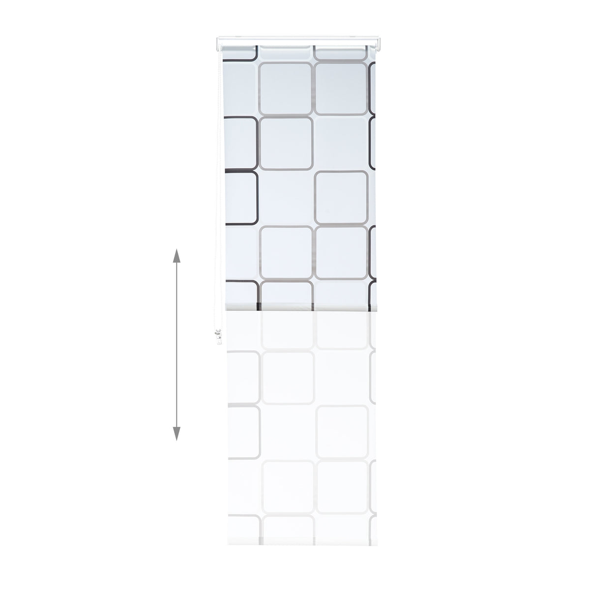 Roller blind for shower SQUARE