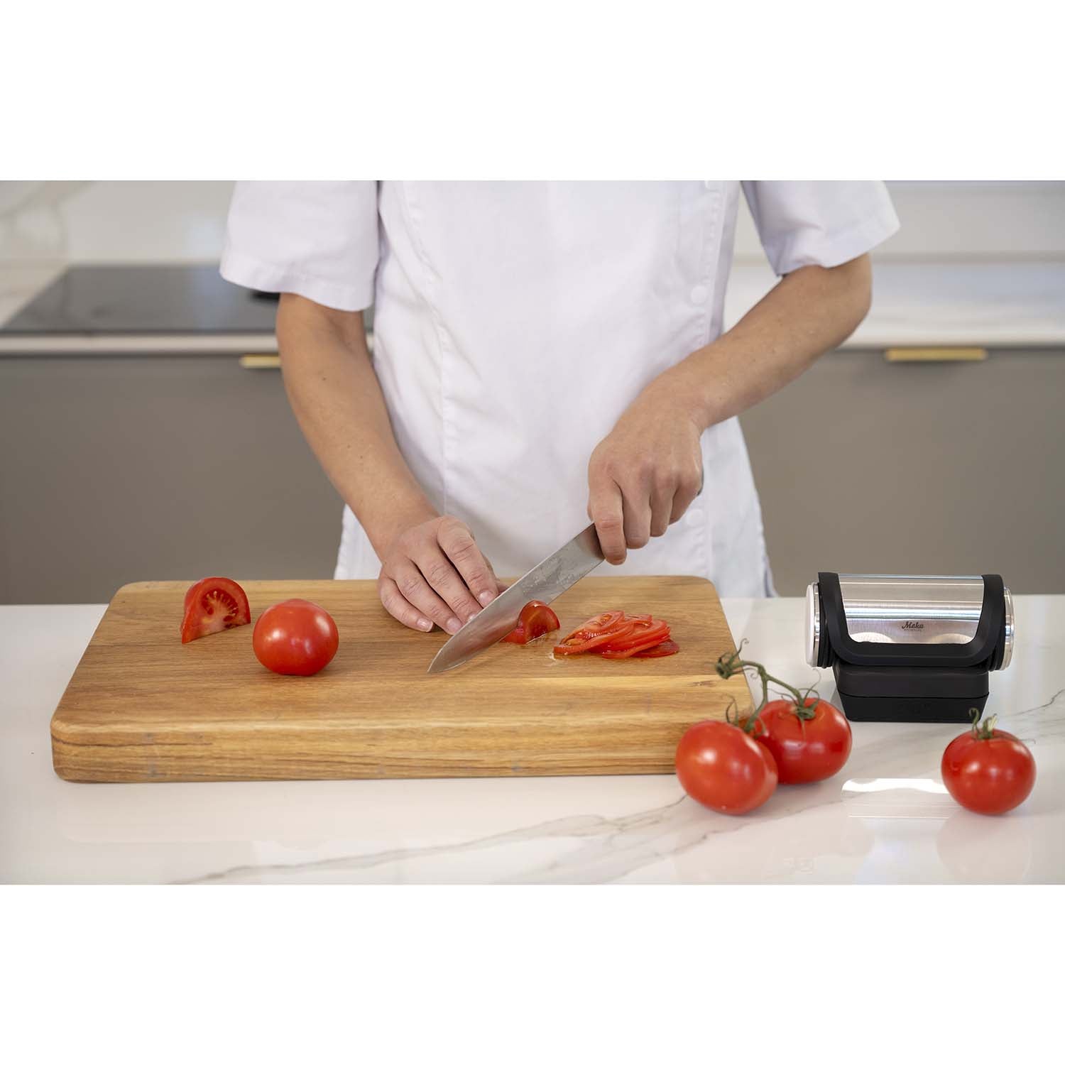Rolling Knife Sharpener – Diamond, Ceramic, Magnetic Angle Guide