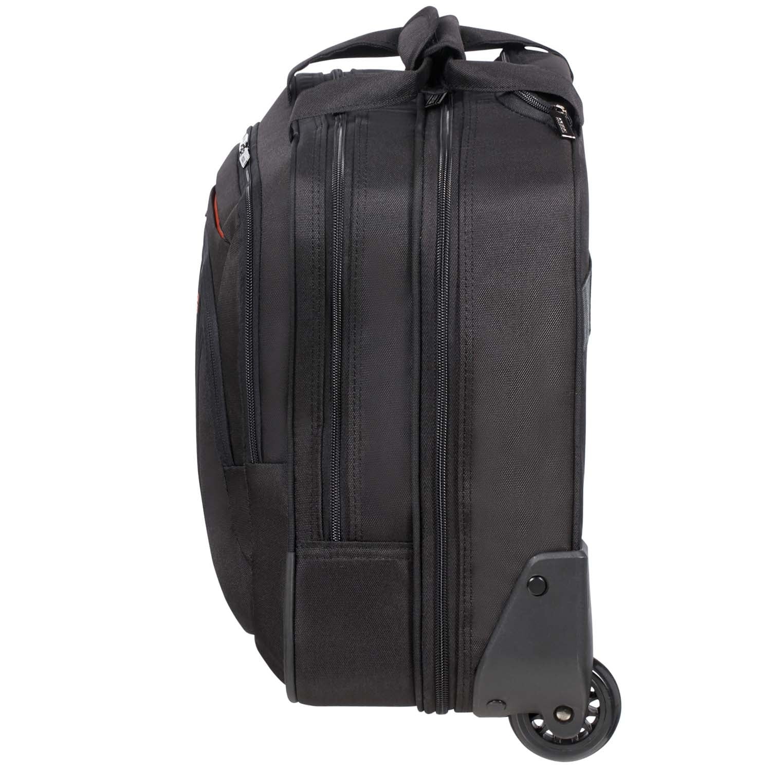 Rolling Laptop Bag 15.6" Black