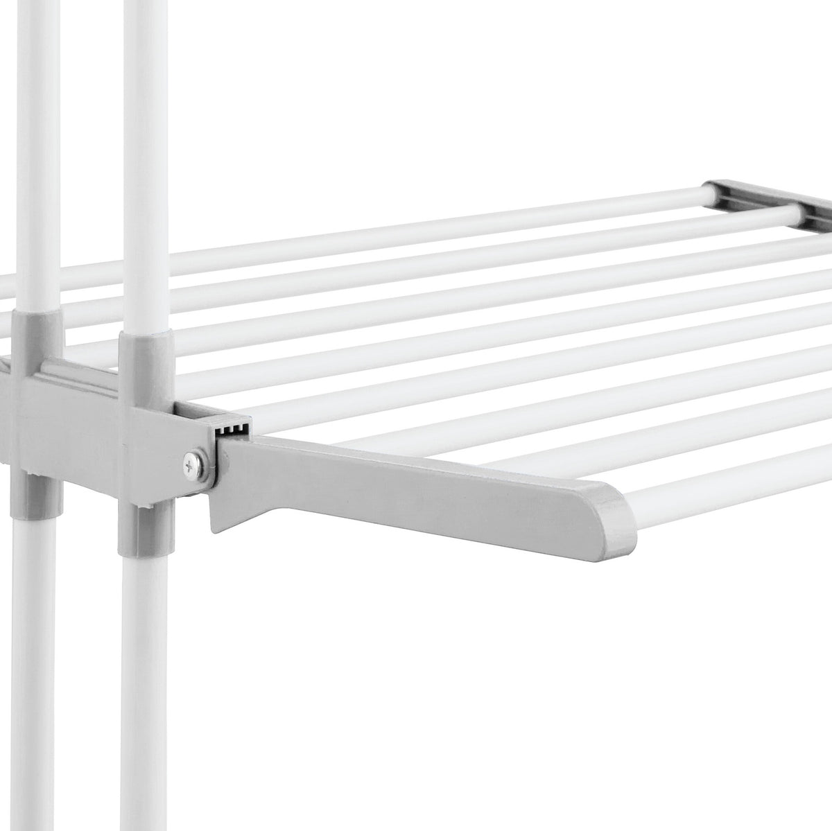 Rolling Laundry Drying Rack with Foldable Wings