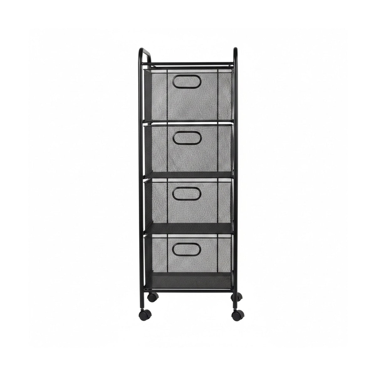Rolling Storage Cart, 4-Drawer Organizer With Casters