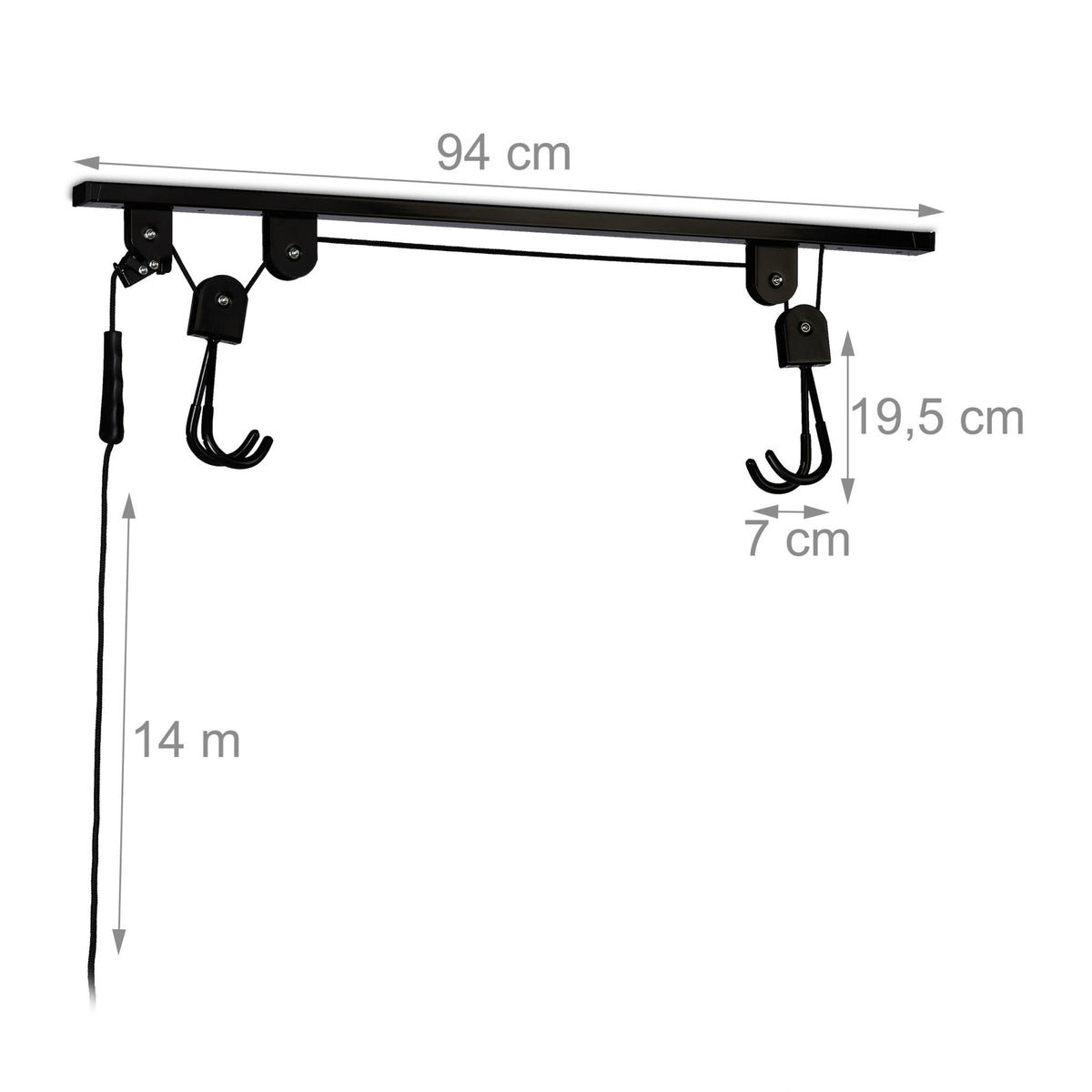 Roof for bicycle lift