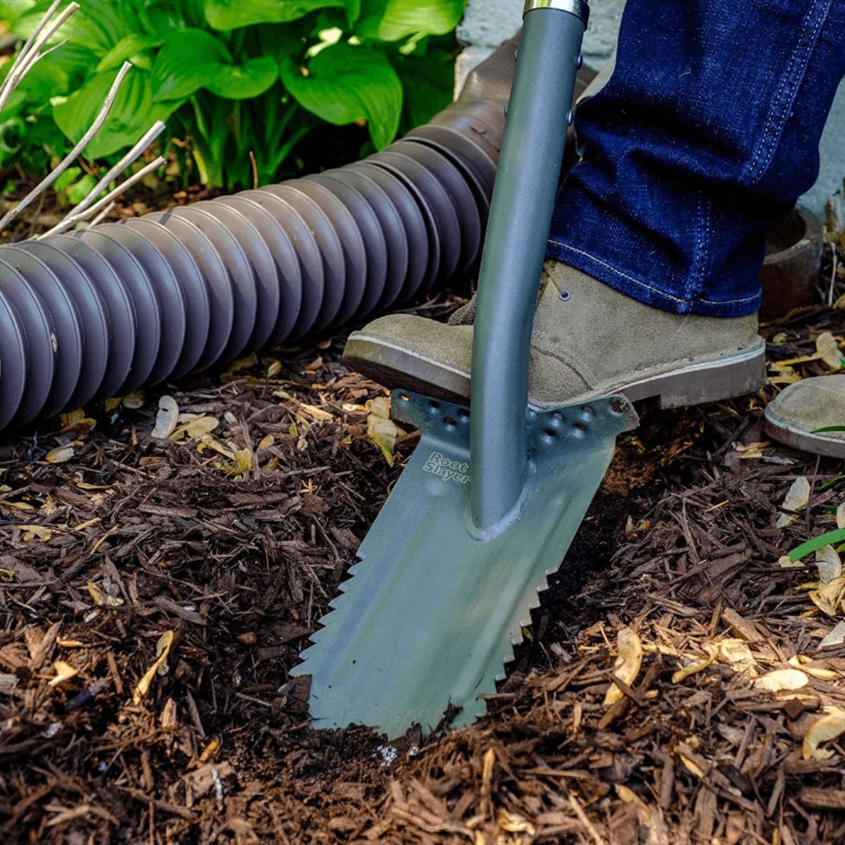 Root Slayer Trench Spade – Carbon Steel Blade