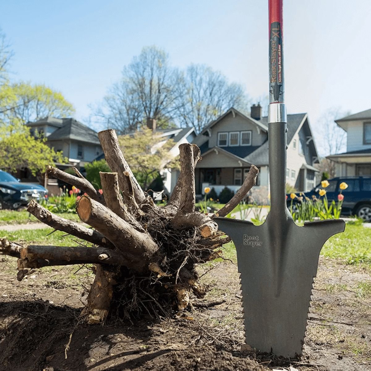 Root Slayer XL Garden Spade with Long Handle