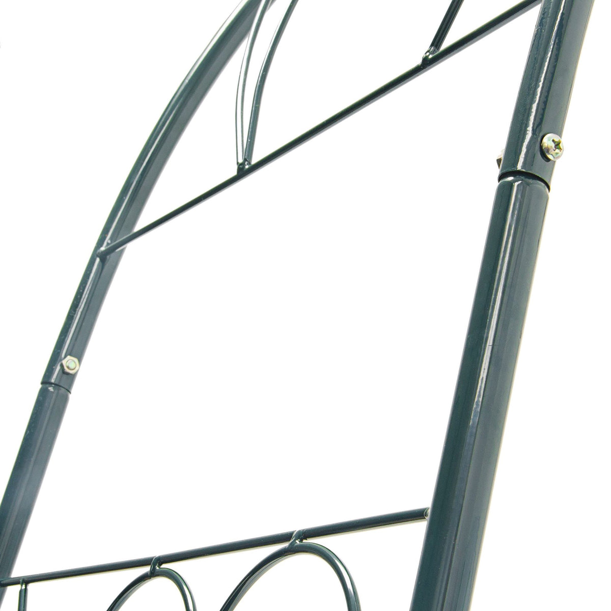 Rose arch with supporting ornaments
