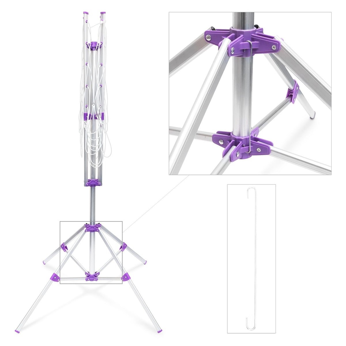 Rotary dryer 19 m line with stand