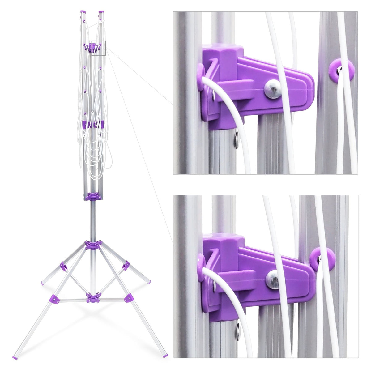 Rotary dryer 19 m line with stand