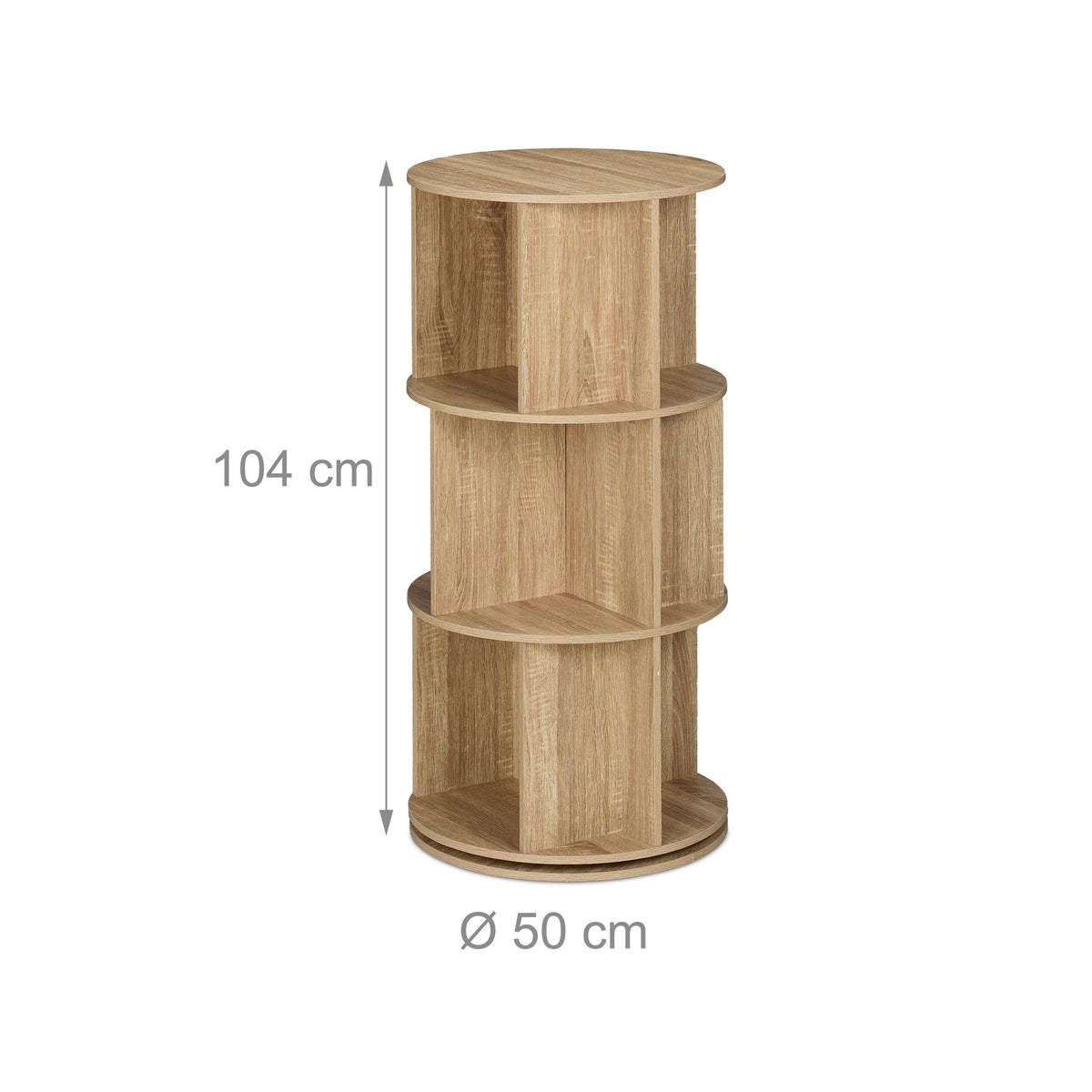 Rotating book tower