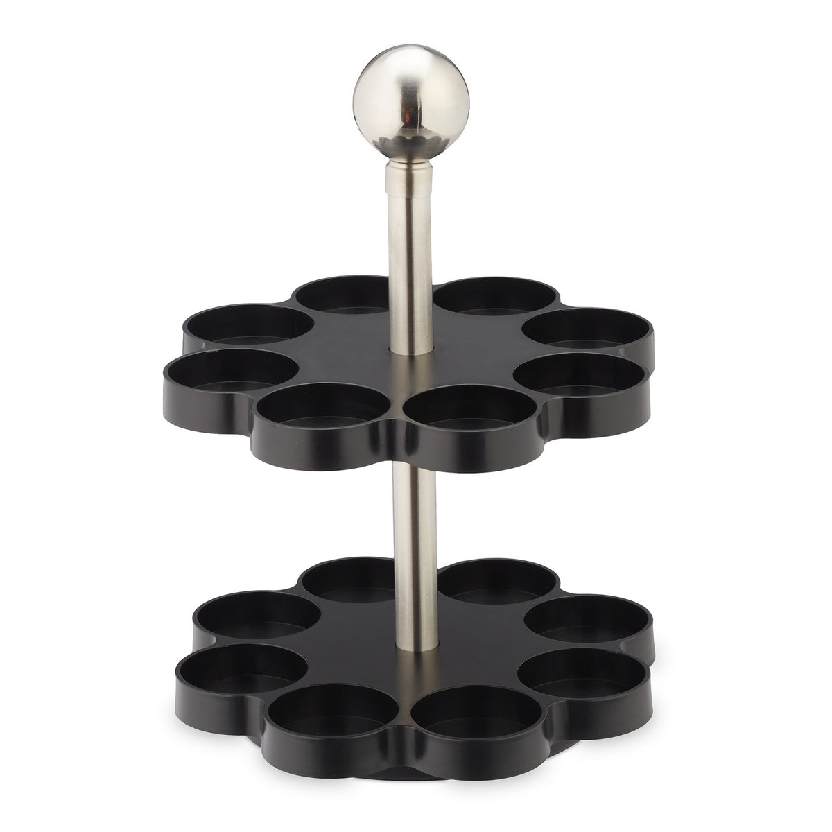 Rotating spice carousel with 16 jars