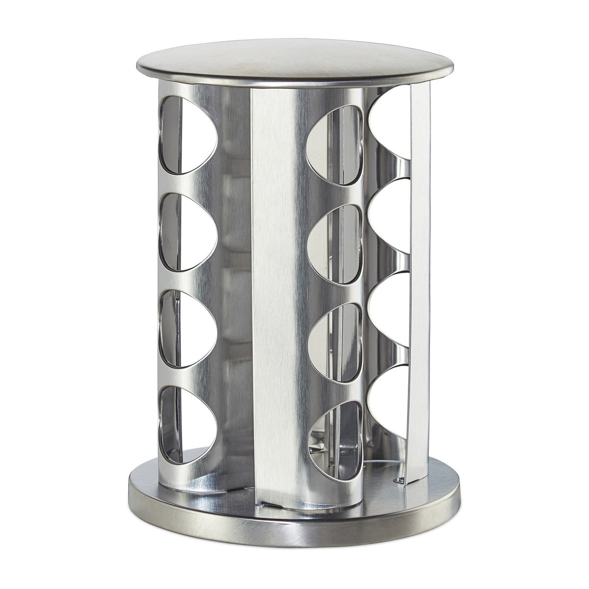 Rotating spice rack with 16 spice jars
