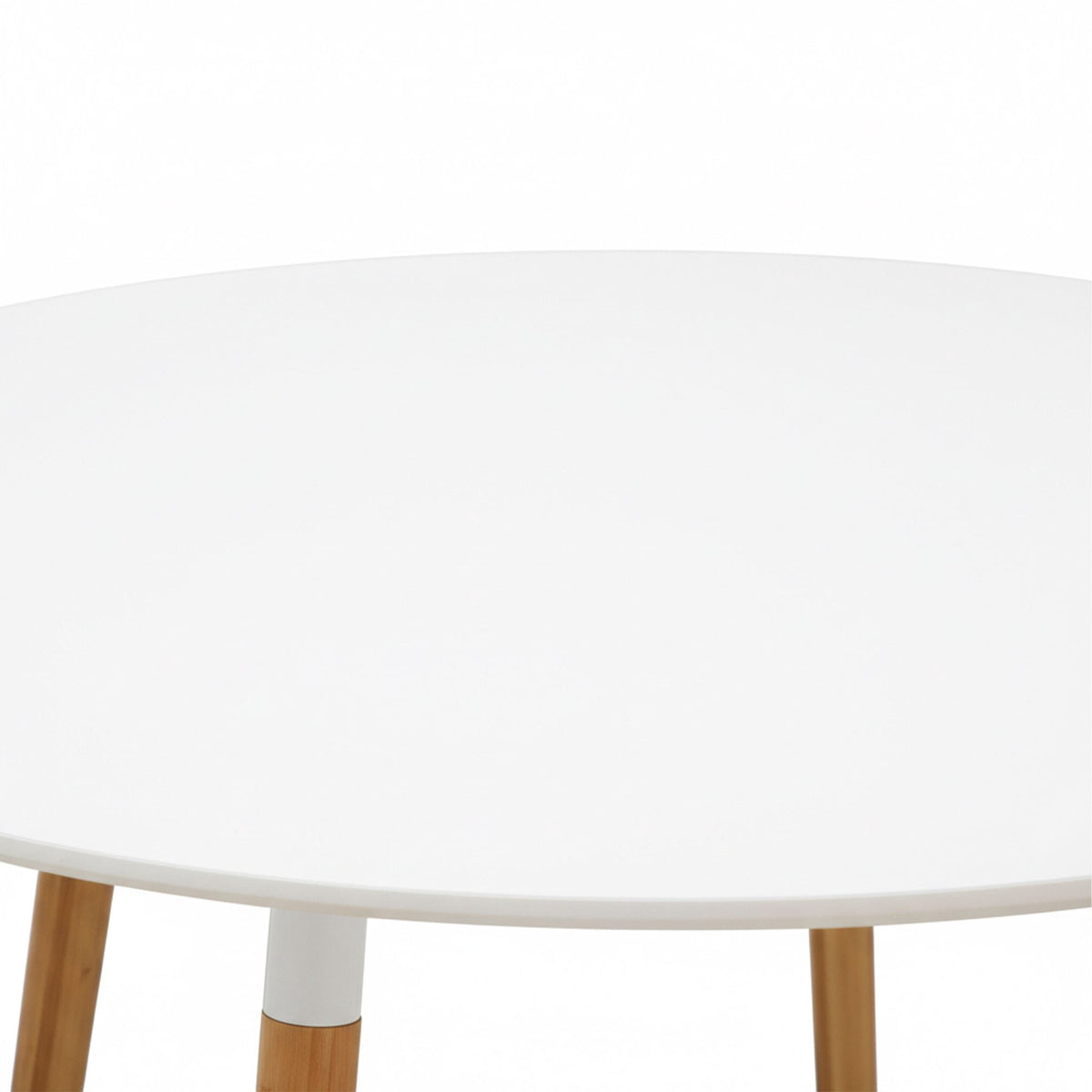 Round Dining Table, Bamboo Legs, Seats 4
