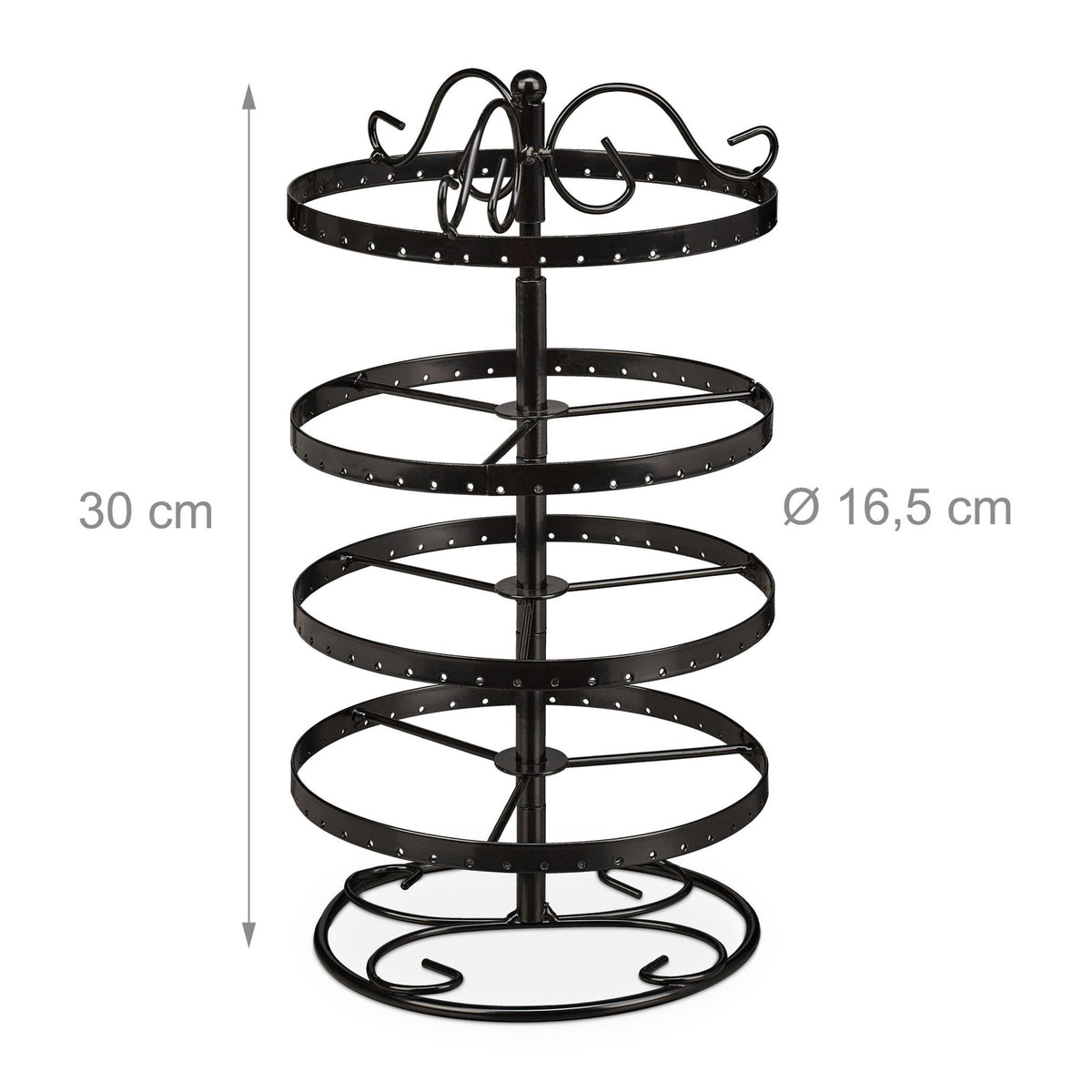 Round Earring Holder for 168 Earrings