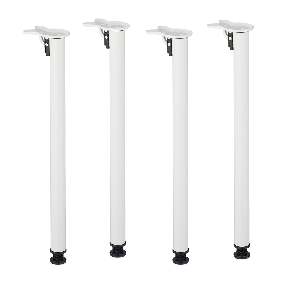 Round Folding Table Legs – Metal, Set of 4