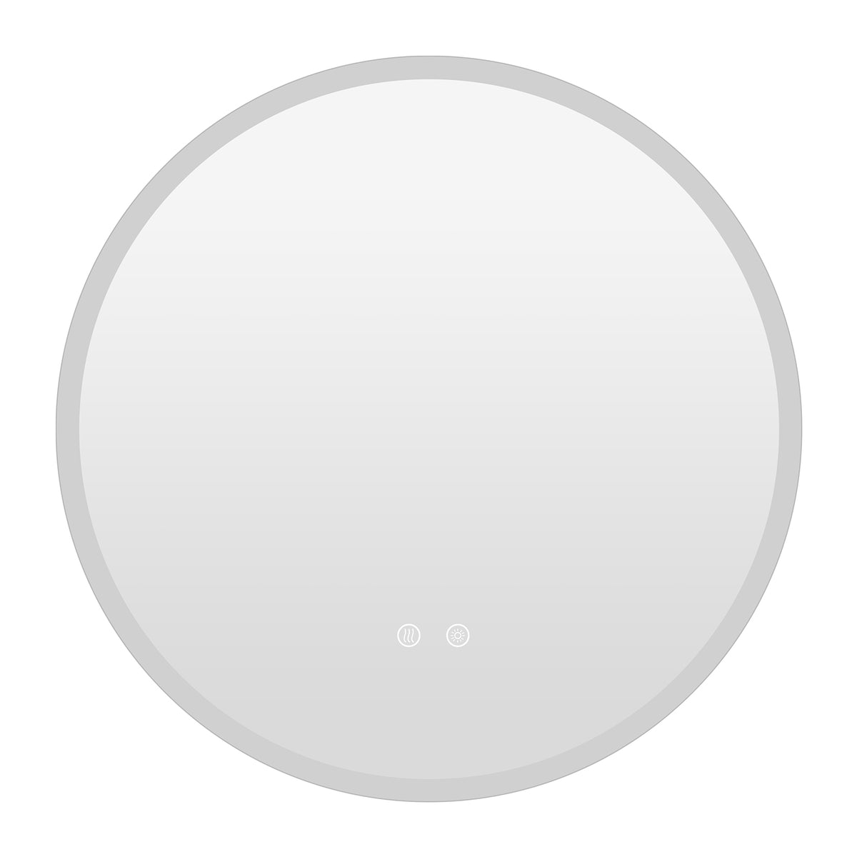 Round LED Bathroom Mirror, 70 cm, Anti-Fog, 3 Light Colors