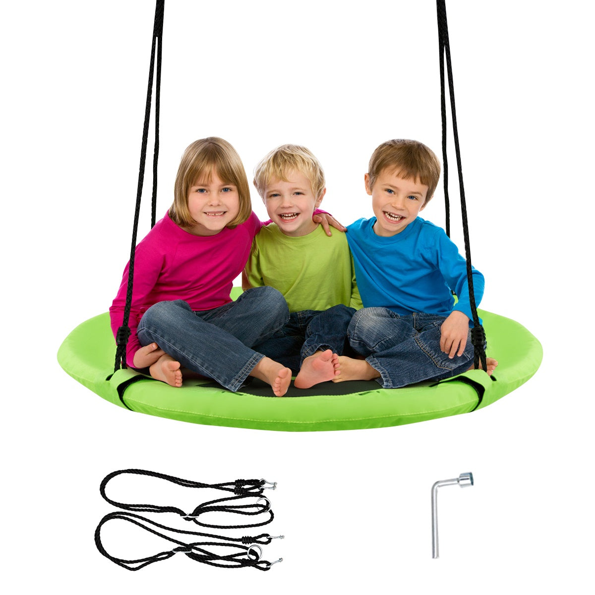 Round Nest Swing for Kids, 100 cm, 150 kg