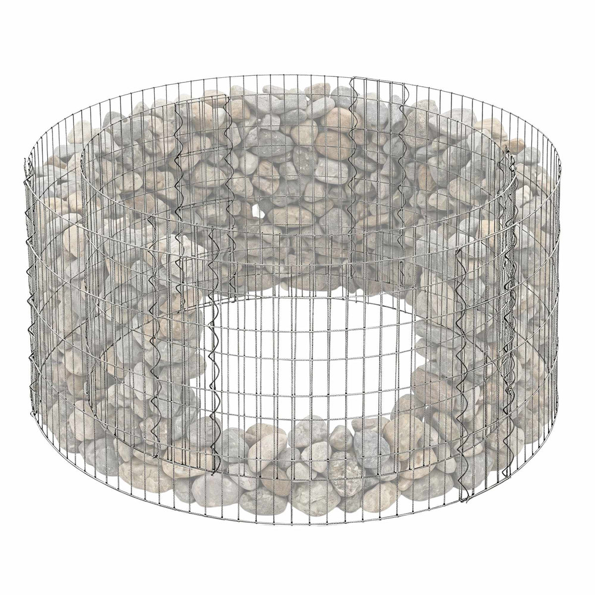 Round Steel Gabion for Planting, 90x40 cm