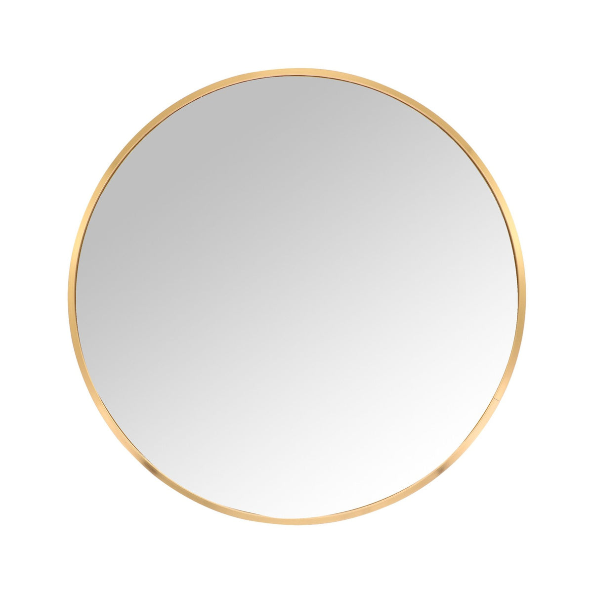 Round Wall Mirror, Metal Frame, Decorative & Functional