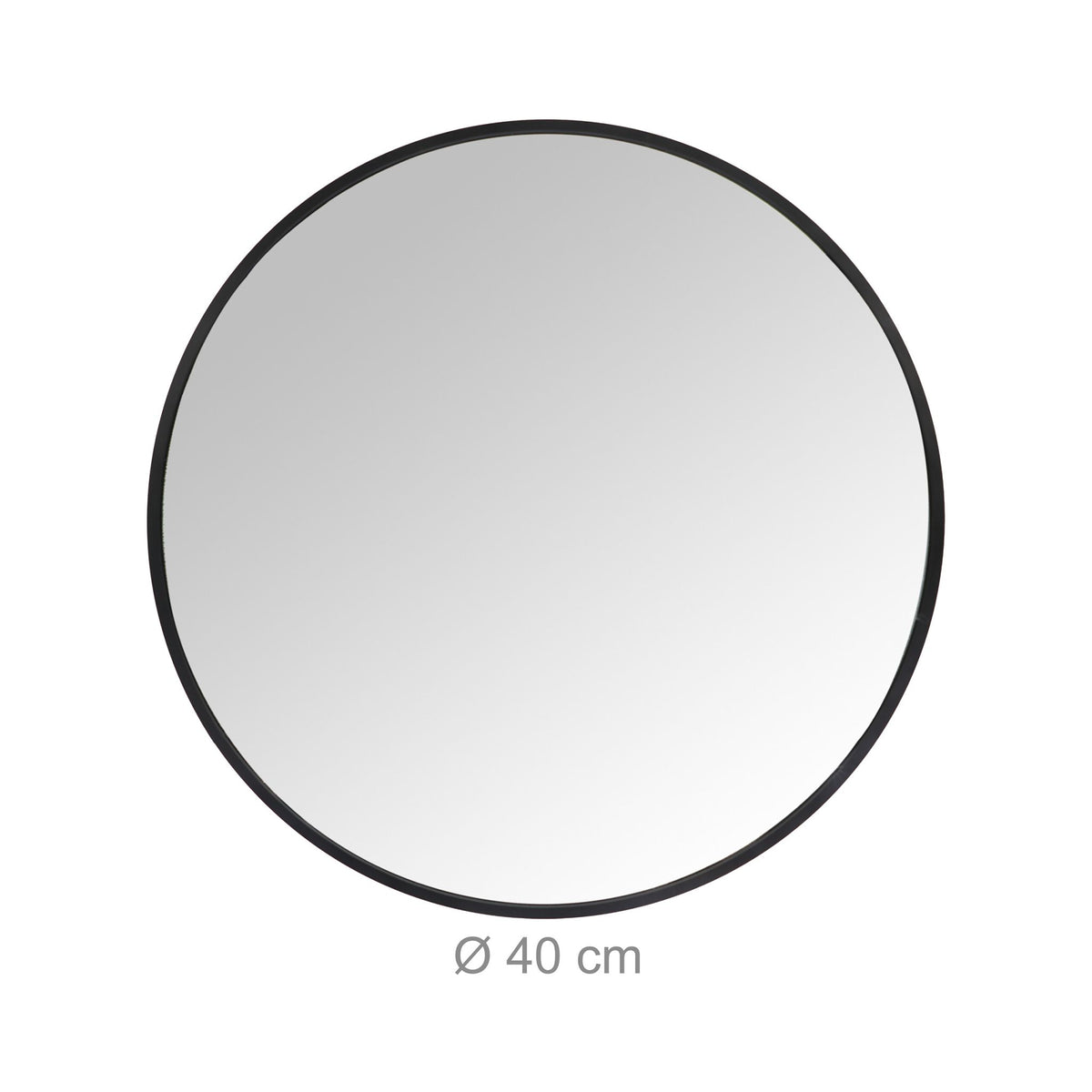 Round Wall Mirror, Metal Frame, Decorative/Vanity Use
