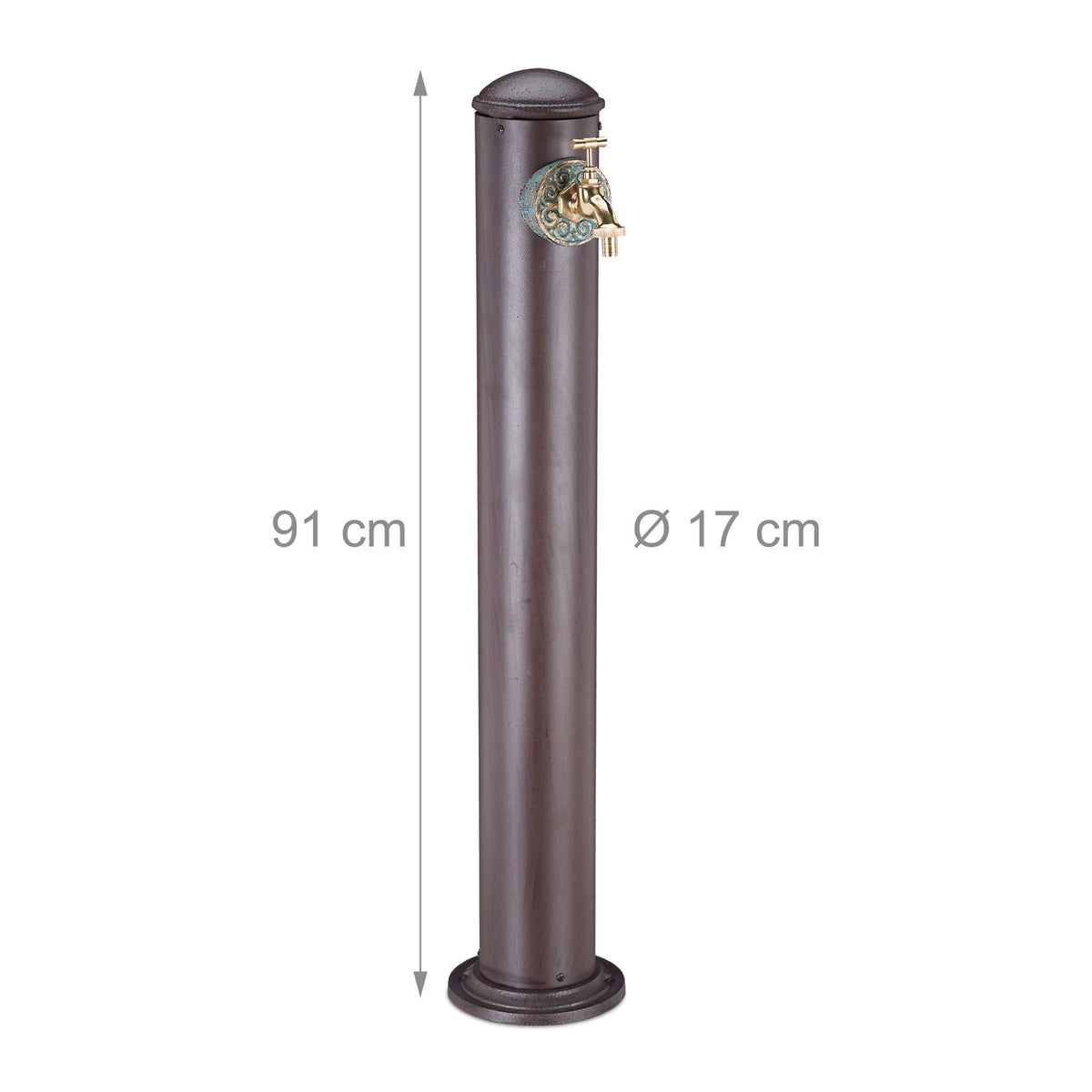 Round Water Fountain Column