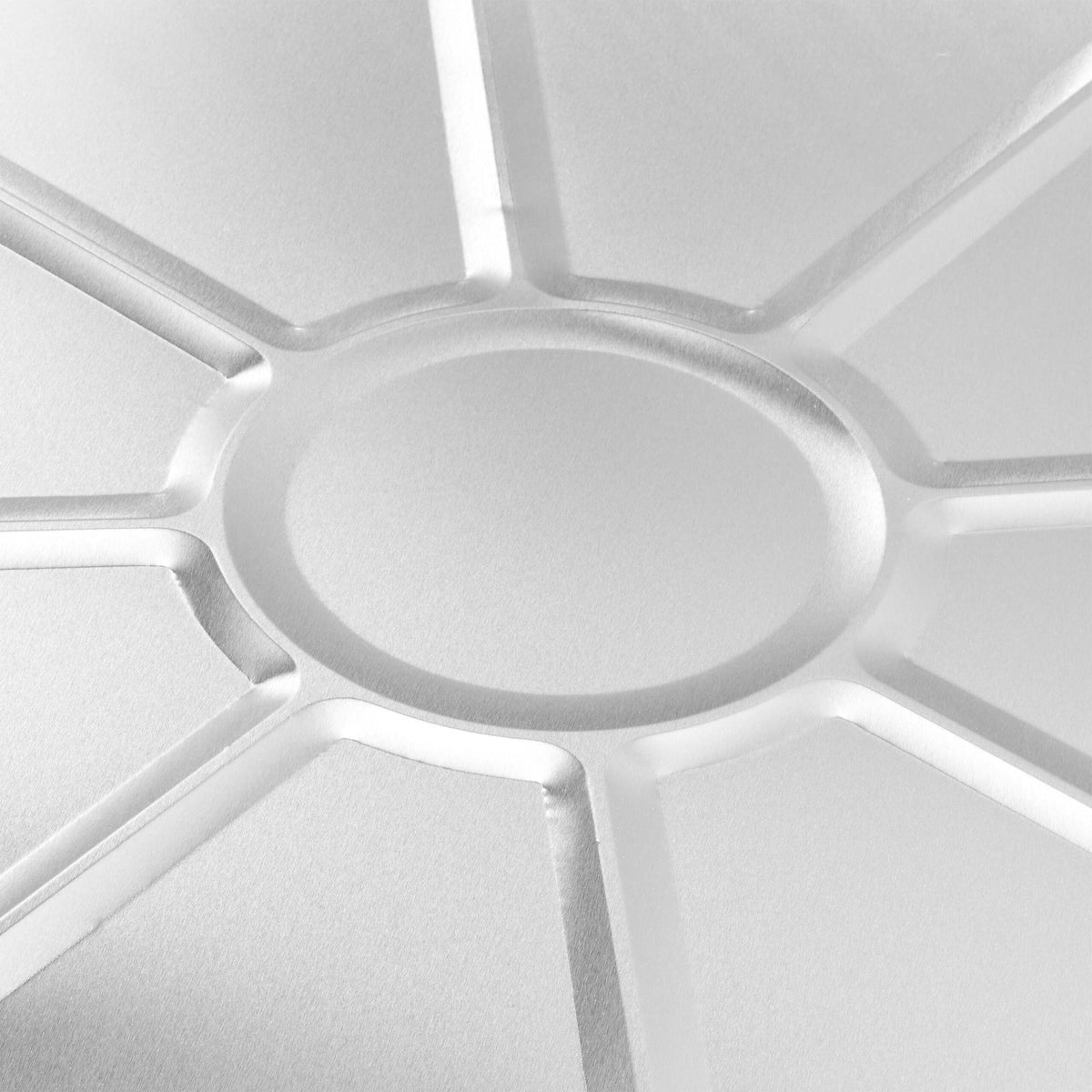 Round aluminum trays in sets of 100 pcs
