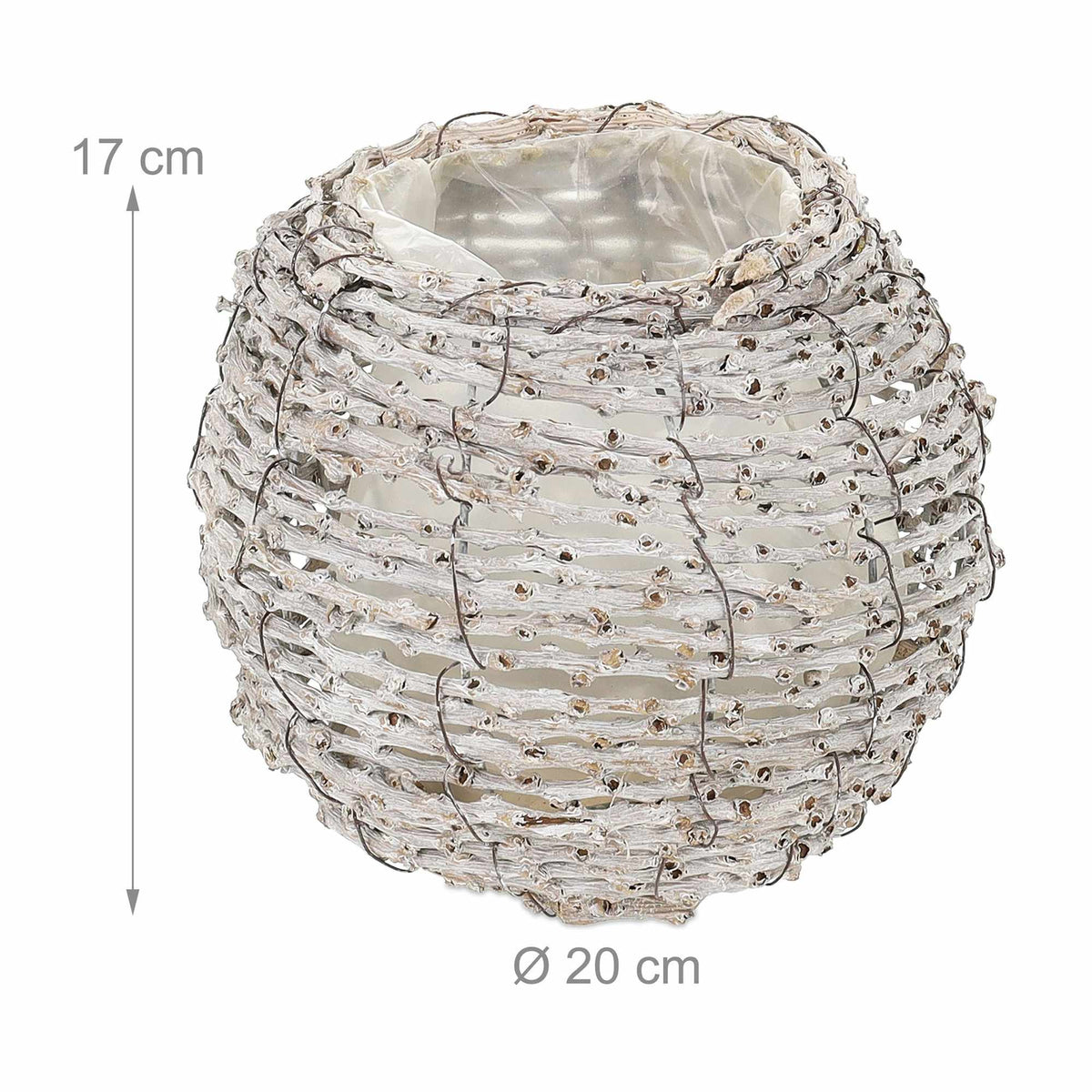 Round flower pot - set of 2
