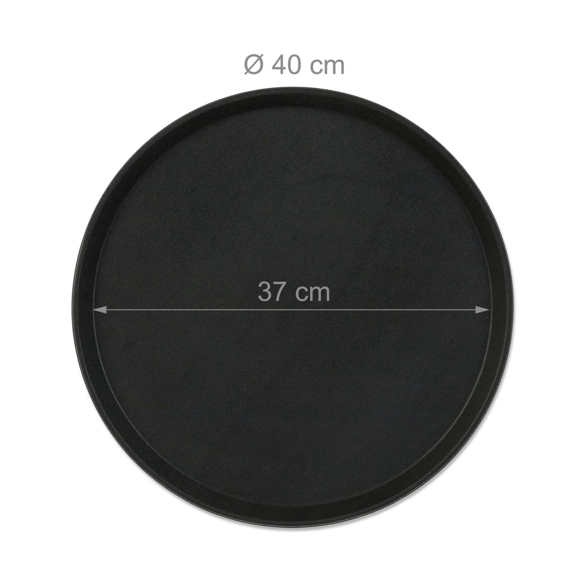 Round serving tray set of 3 40 cm