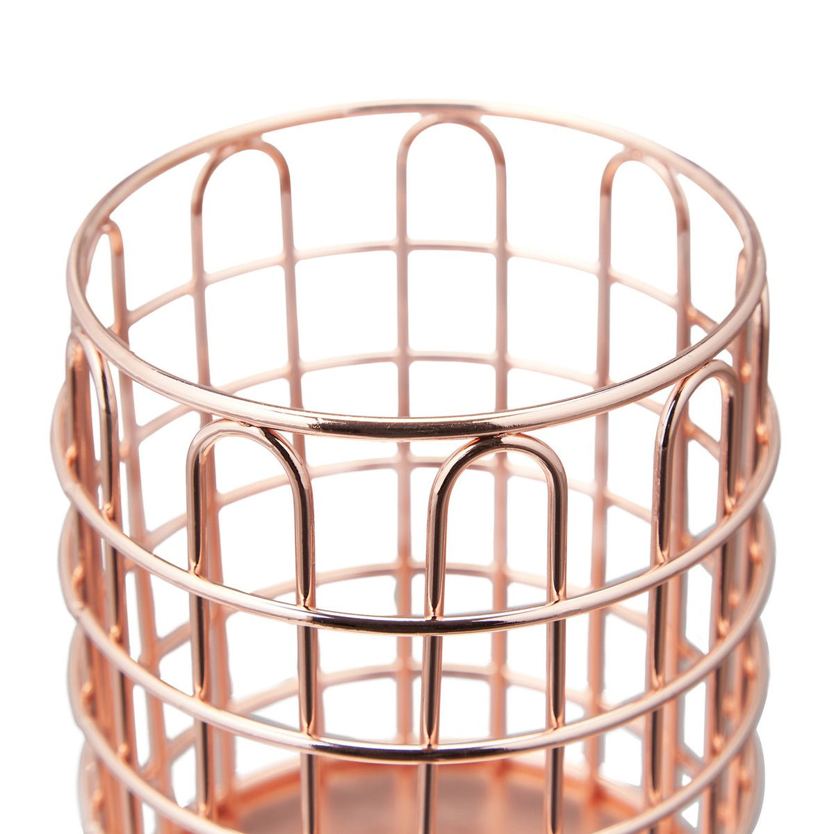 Round stand for make-up brushes
