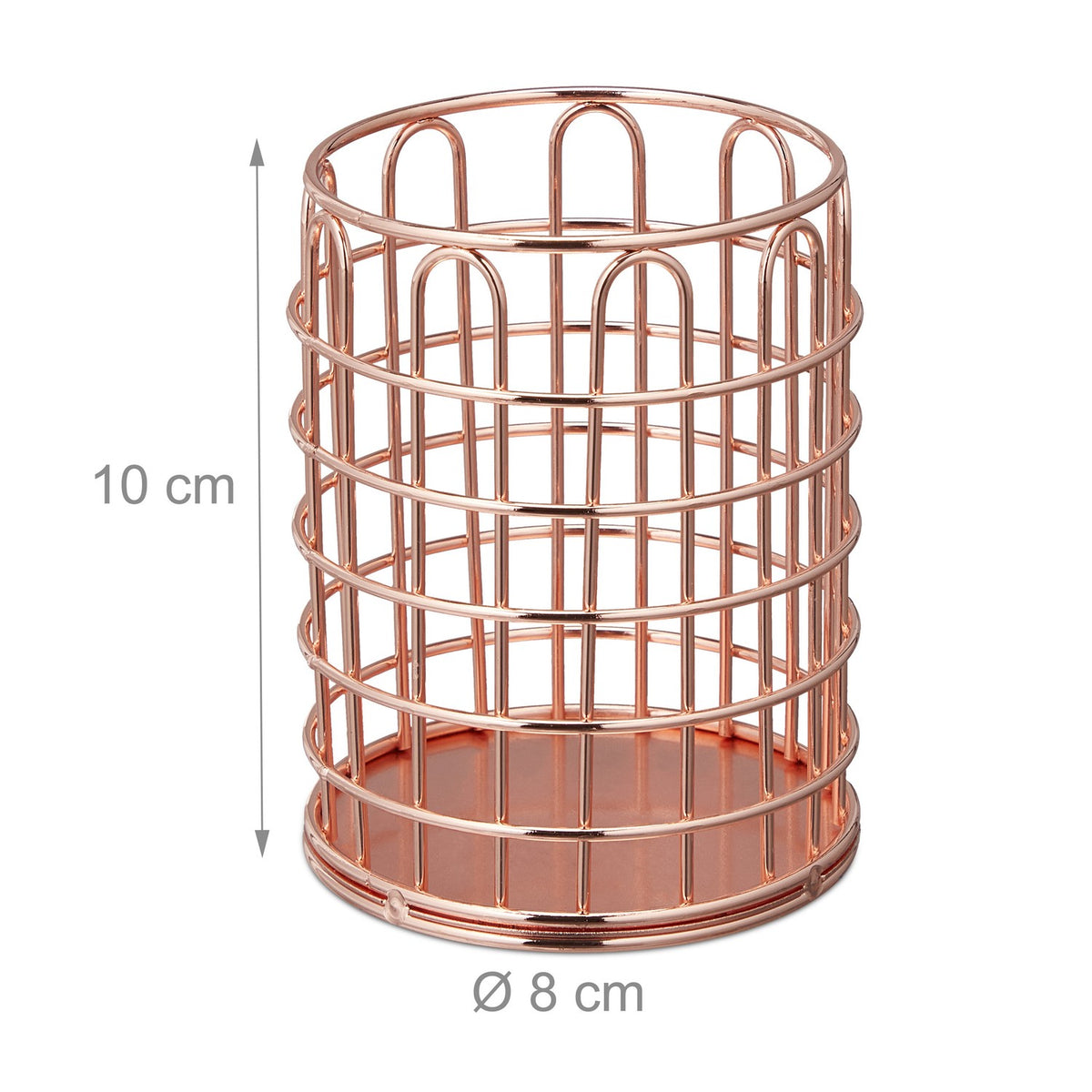 Round stand for make-up brushes