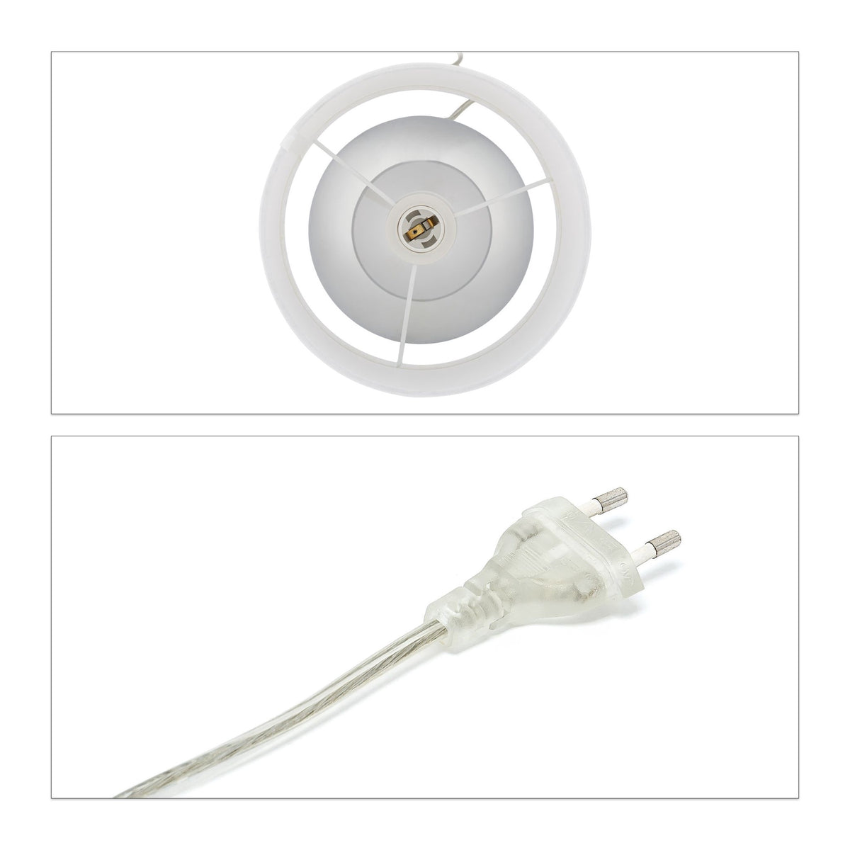 Round table lamp with touch function