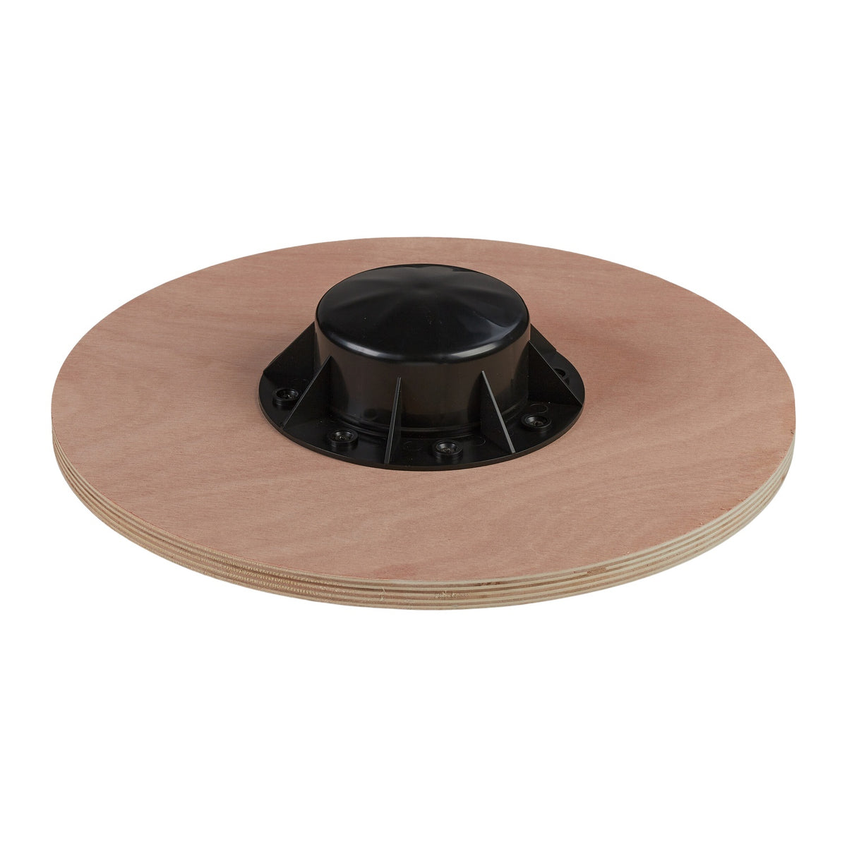 Round wooden balance board