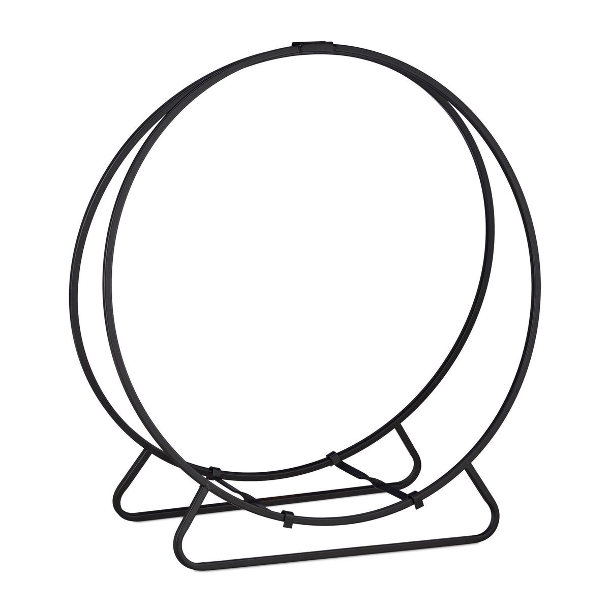 Round wood shelf