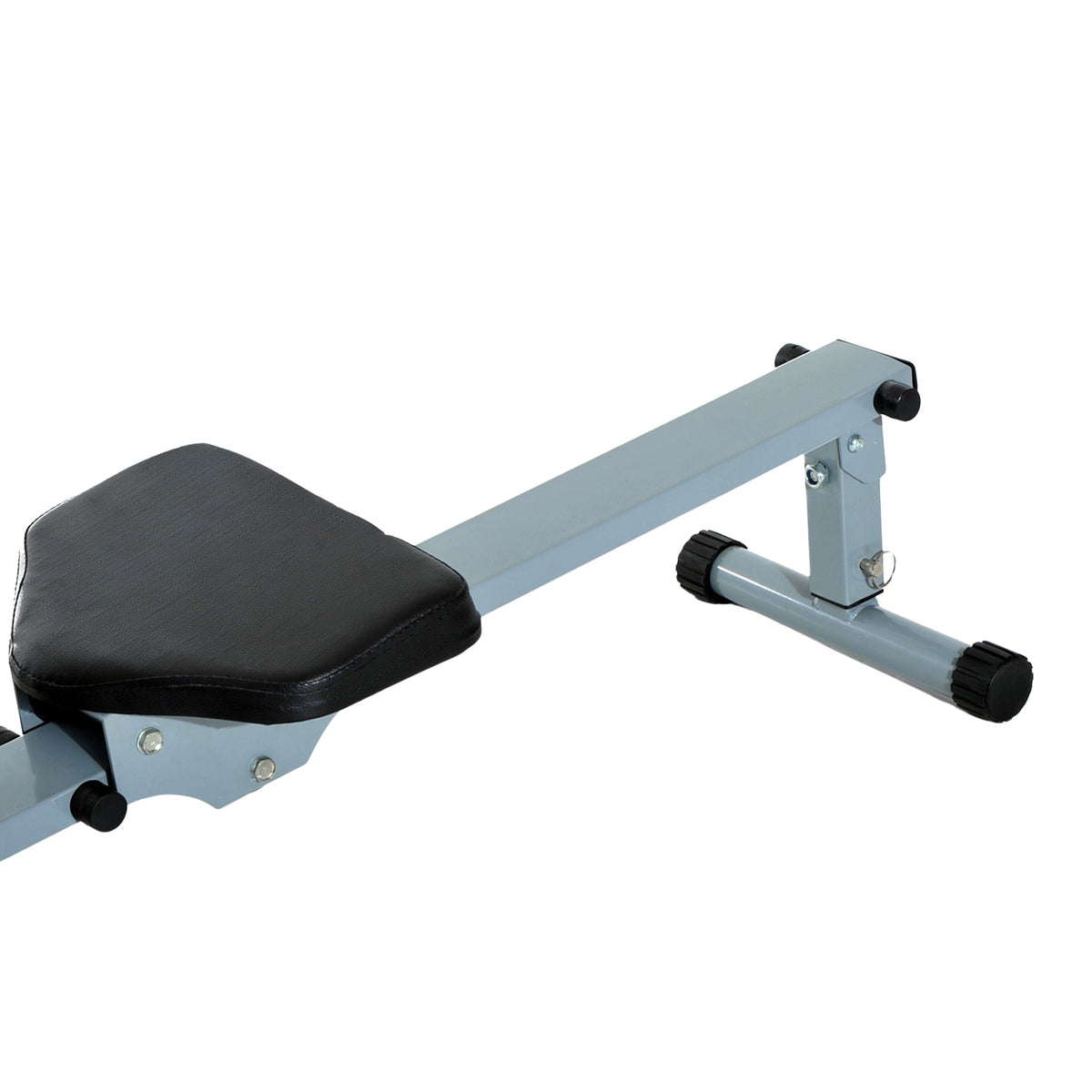 Rowing Machine Rowing Machine With Lcd Fitness Device Rowing Machine Exercise Bike, With Lcd Display, Steel + Pvc, Gray, 130X47.5X67Cm