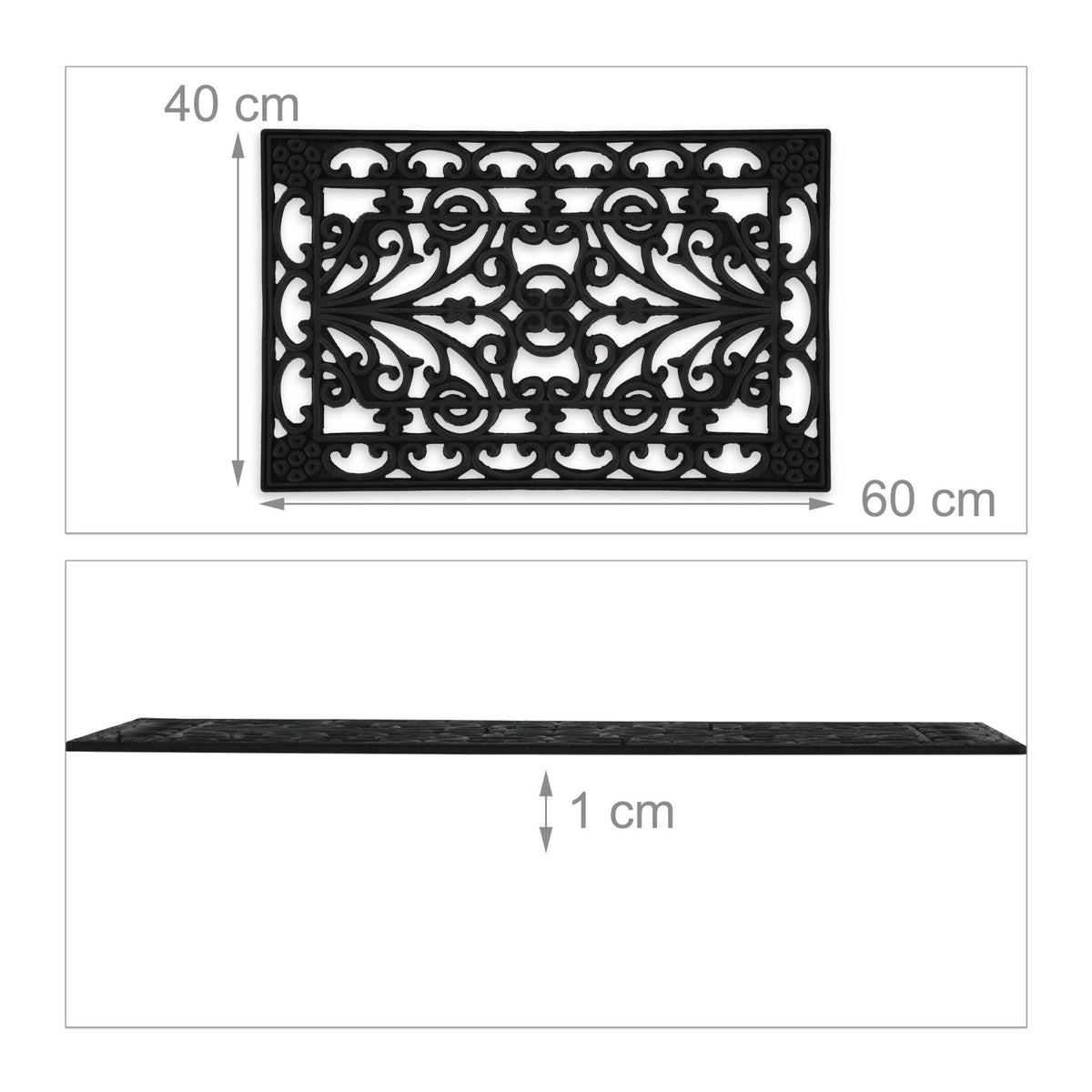 Rubber door mat