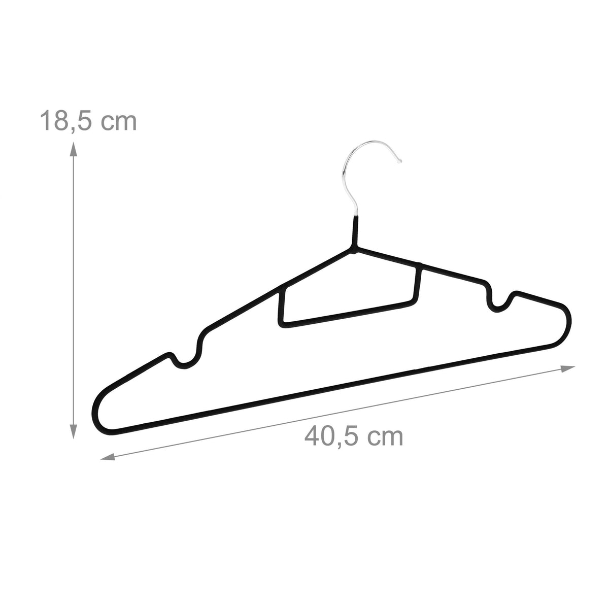 Rubber hangers in a pack of 24