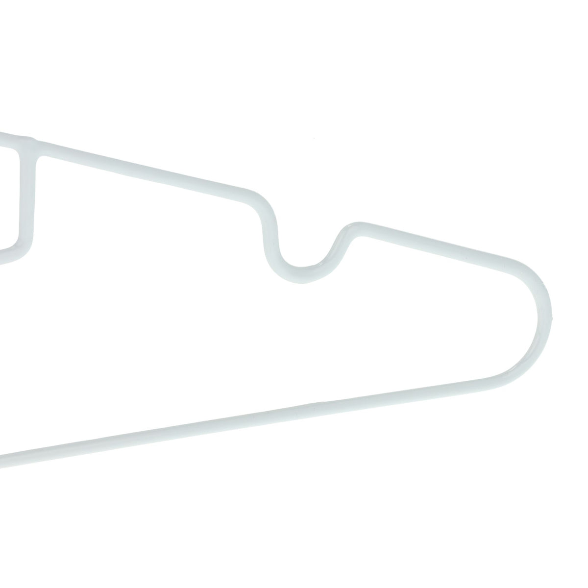 Rubberized coat hangers in a set of 24