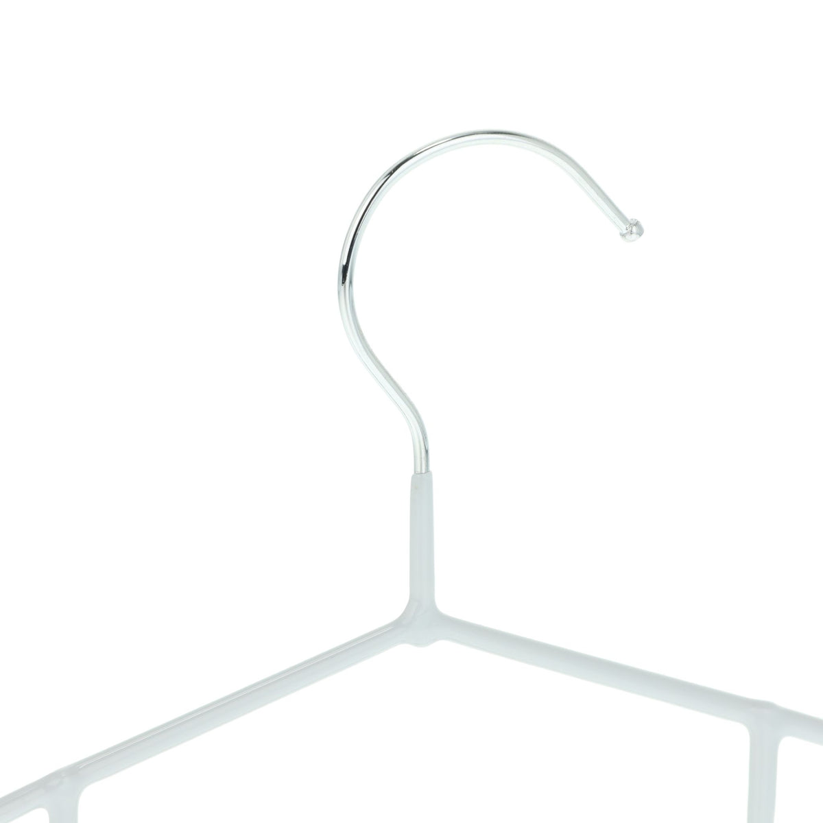 Rubberized coat hangers in a set of 24