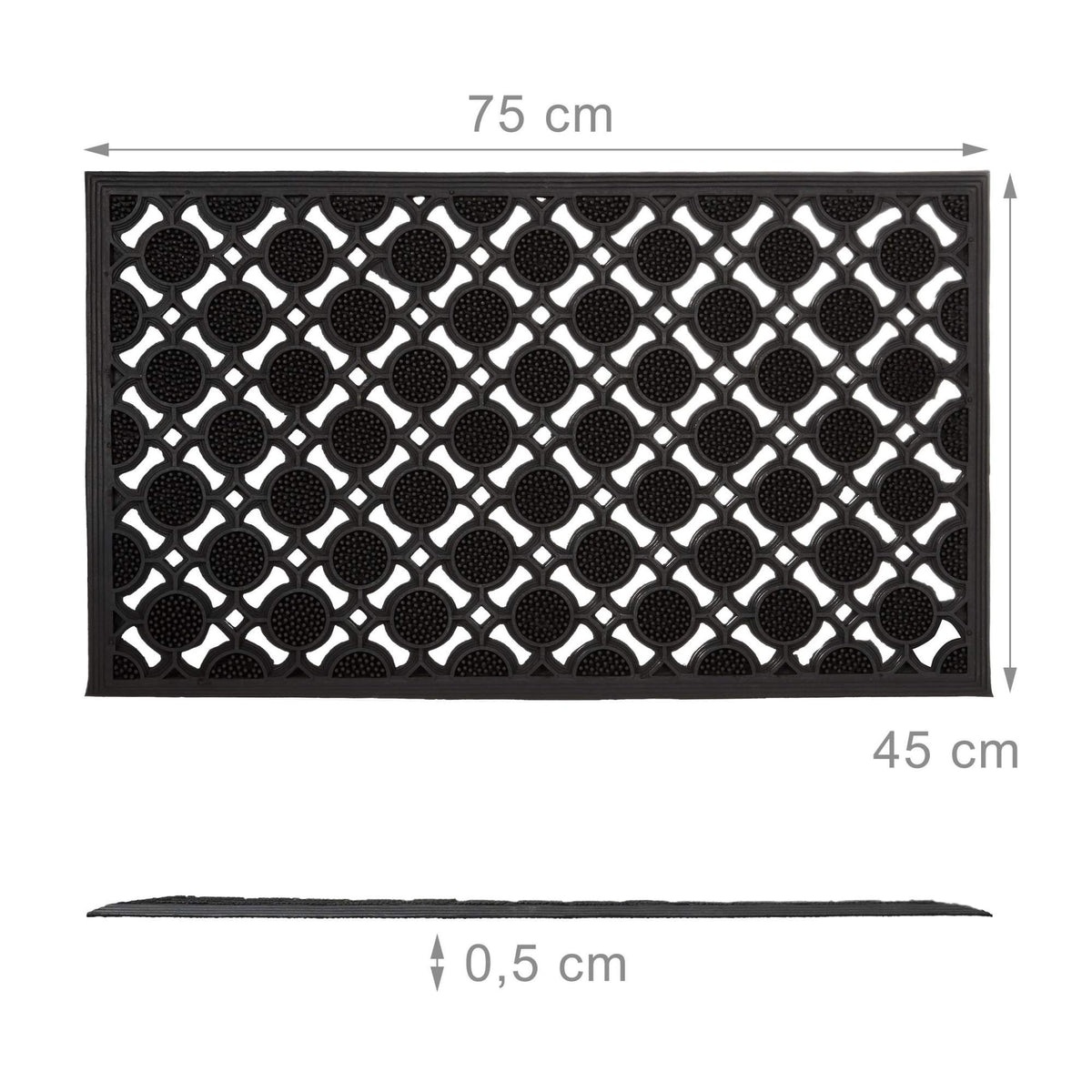 Rubber mat rectangular