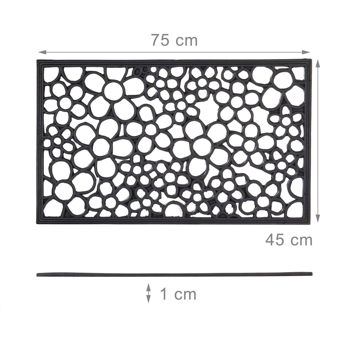 Rubber mat rectangular