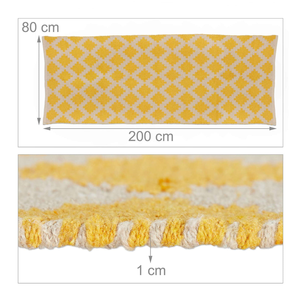 Runner rug 80 x 200 cm
