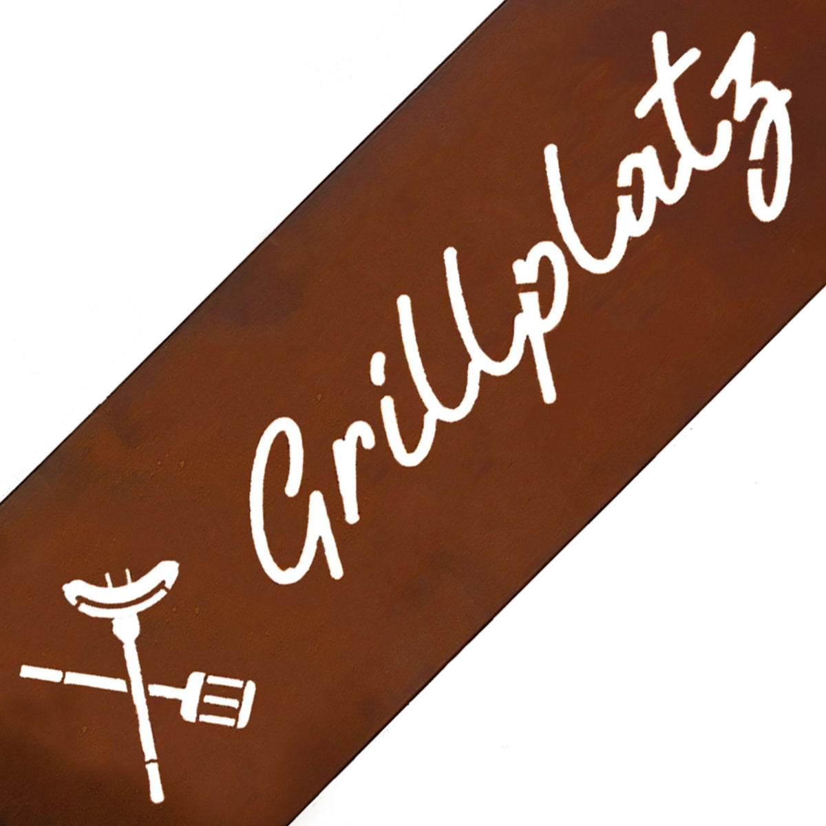 Rust Patina Garden Stake – Weatherproof Decorative Ornament